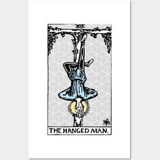 The Hanged Man - A Geometric Tarot Print Posters and Art